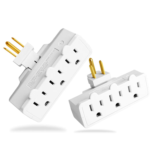 3 Outlet Swivel Wall Adapter