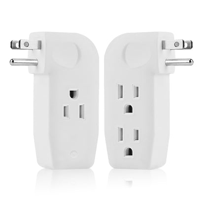 3 Way Outlet Vertical Wall  Adapter