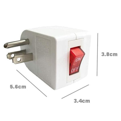 4 Pack Grounded Outlet with Power Switch