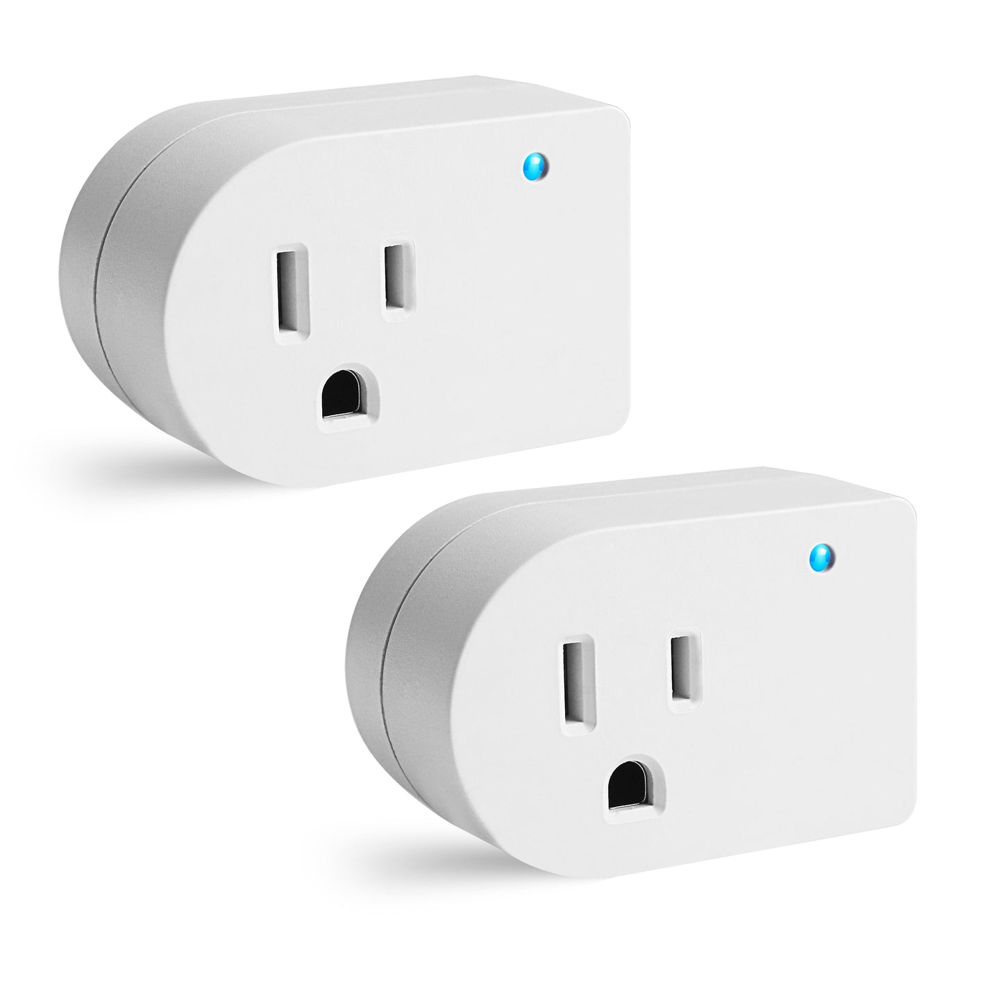 Grounded Outlet Wall Tap Adapter 2Pack