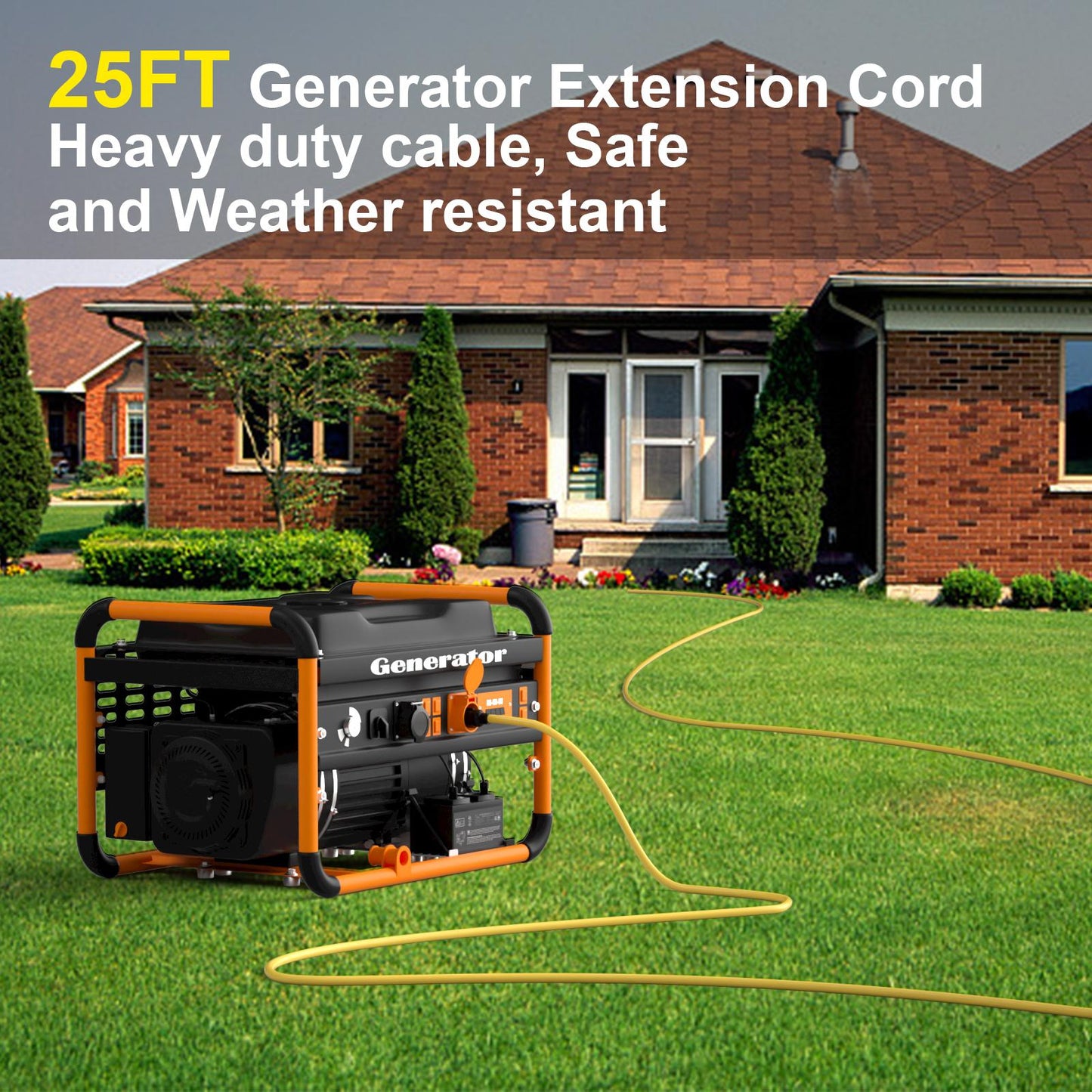 25 Feet Generator Extension Cords