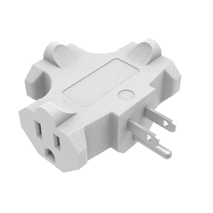 Three Plug Outlet Adapter 4PACK