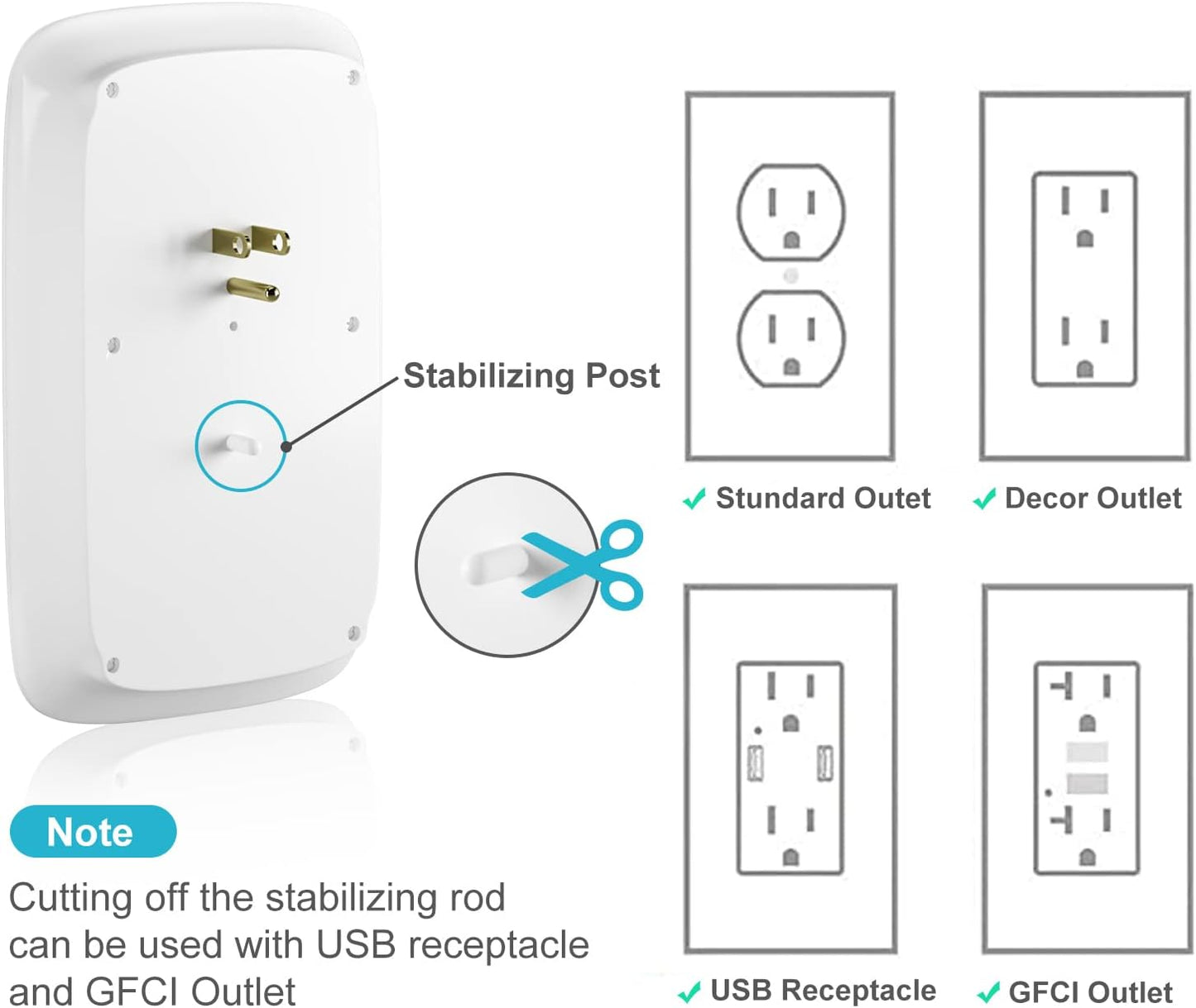 6 Outlet Wall Adapter