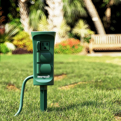 Outdoor Power Strip with Extension Cord